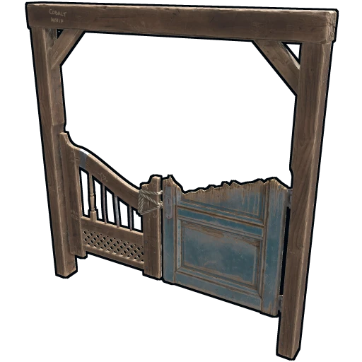 Wooden Frontier Bar Doors