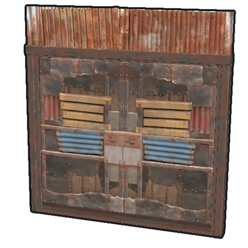 Sheet Metal Double Door