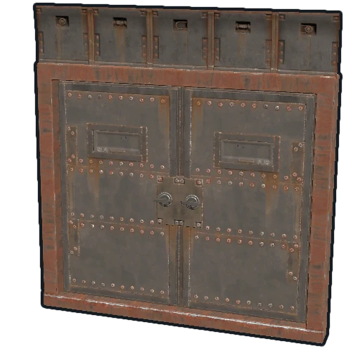 Armored Double Door