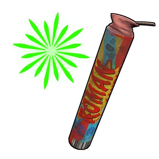 Green Roman Candle