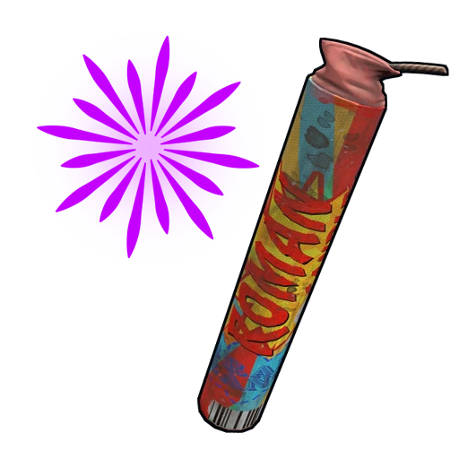 Violet Roman Candle