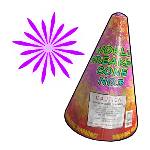 Violet Volcano Firework
