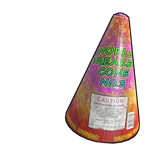 White Volcano Firework